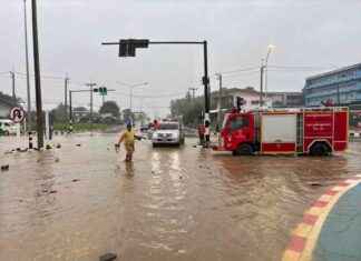 Storm ‘Zulik’ devastates Mukdahan, heavy rain for 10 hours, flooding in many areas.SEO-friendly Title: Storm ‘Zulik’ Devastates Mukdahan with Heavy Rain and Flooding for 10 Hours news-20092024-061754