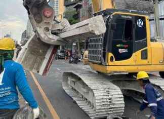 Concrete Beam Falls on Rama IV Road: Incident Update and Safety Measures concrete-beam-falls-on-rama-v-road-ncident-update-and-safety-measures